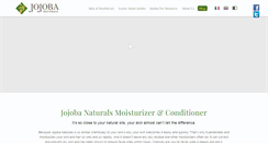 Desktop Screenshot of jojobanaturals.com